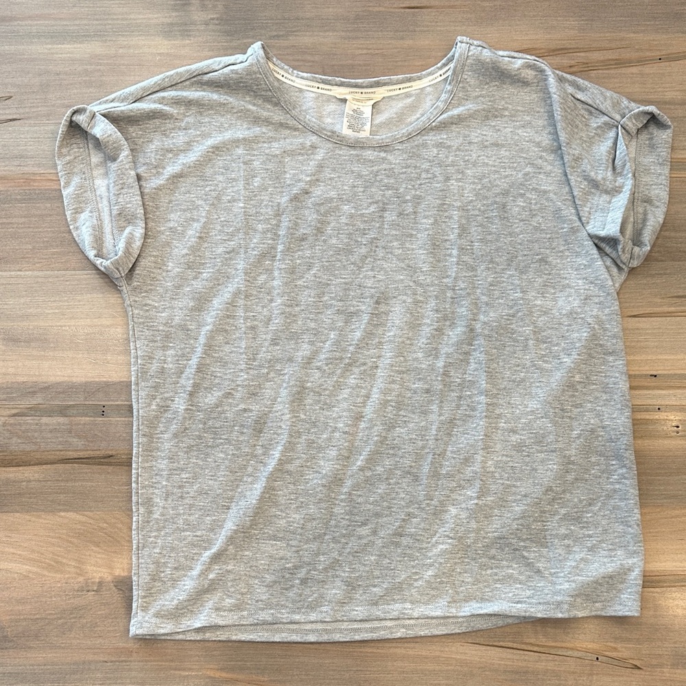 Lucky Brand Heather Gray Tee